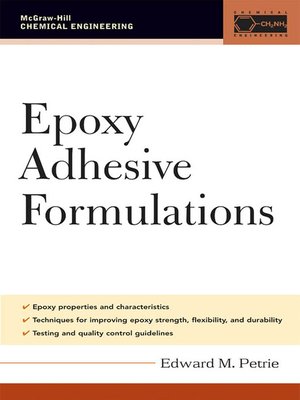 cover image of Epoxy Adhesive Formulations